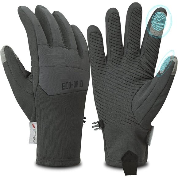 ⚡Eco daily Touchscreen Gloves Windproof Non-Slip Lightweight Winter Driving - Picture 1 of 7